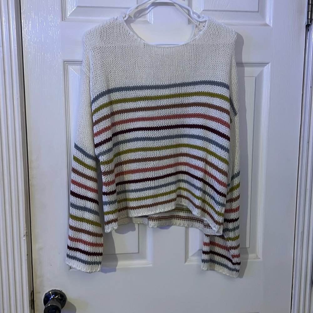 Striped colorful sweater